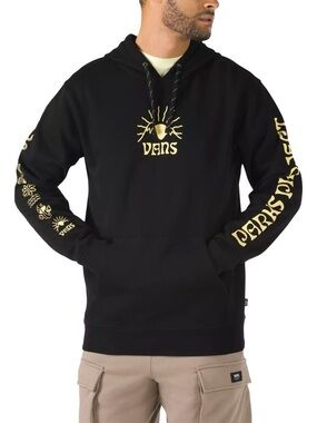 Vans x Parks Project Iconic Pullover Hoodie - Black, Medium, EUC